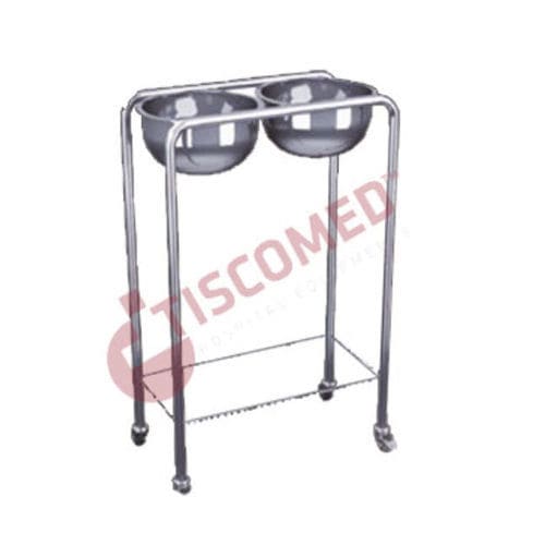 Porta-catino con due catini - TSBO 3706 - Tiscomed