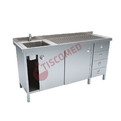 Stazione di prelavaggio per strumenti medici - TINI 4020 - Tiscomed - per l'industria medica / compatta / con sistema di essiccazione