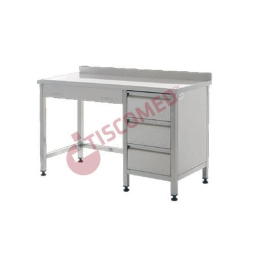 Tavolo da lavoro - TTVA 4720 - Tiscomed - da ufficio / rettangolare / mobile
