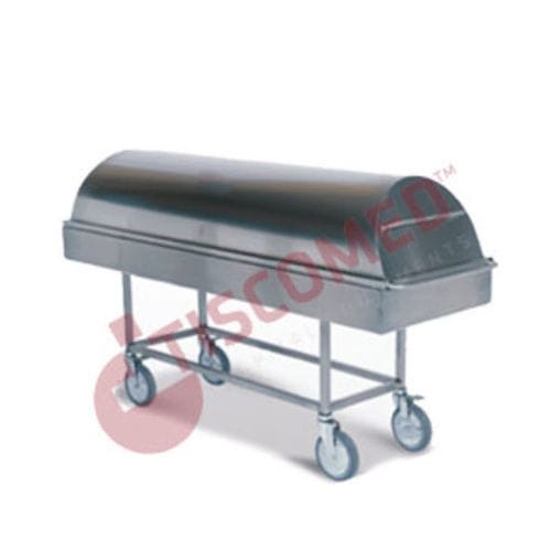 Carrello funerario ospedaliero - TOMU 6280 - Tiscomed - portaferetri / di trasporto / di trasferimento