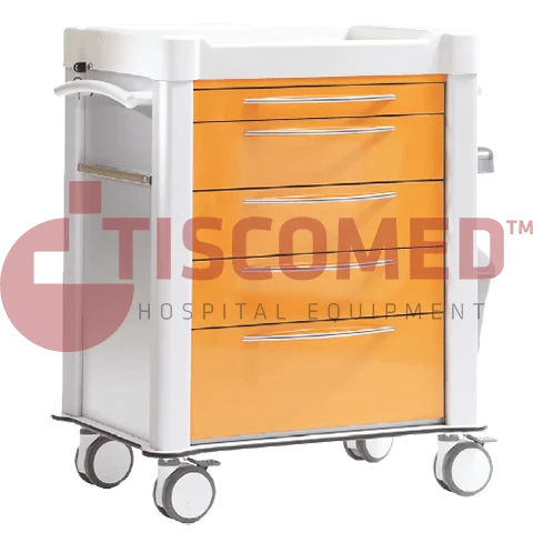 Carrello medico - TCDE 1520 - Tiscomed - ospedaliero / per farmaci / per medicazione