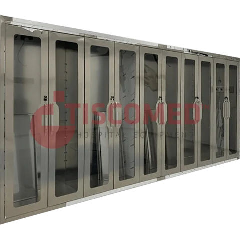 Armadio per sala operatoria - TORC 2800 - Tiscomed - di sicurezza / di supporto / multifunzione