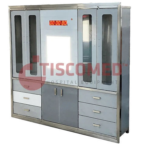 Armadio per strumenti - TORC 2810 - Tiscomed - per pellicole radiografiche / per sala operatoria / con ripiano