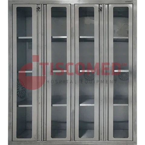 Armadio per sala operatoria - TORC 2820 - Tiscomed - di sicurezza / multifunzione / con ripiano