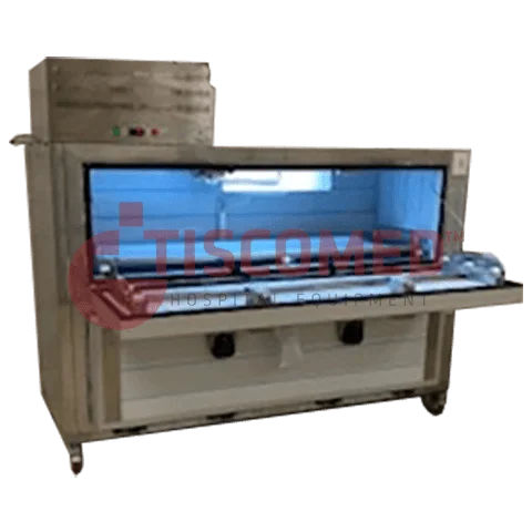 Cella mortuaria frigorifera 2 salme - TOMU 6050  - Tiscomed - con carico trasversale / modulare / con porta