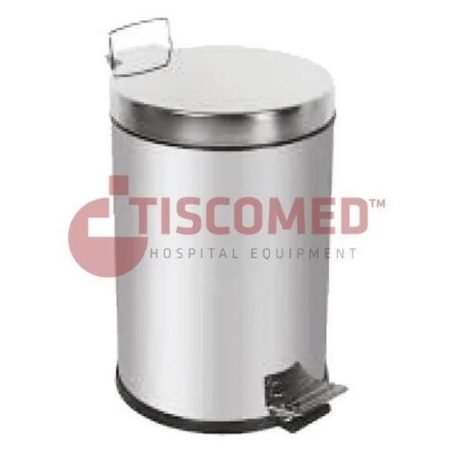 Pattumiera in plastica - TDUST series - Tiscomed - in acciaio inossidabile / a pedale
