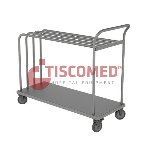 Carrello ospedaliero - TTAC 3385 - Tiscomed - di trasporto / in acciaio inossidabile / mobile