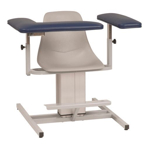 Poltrona per prelievo di sangue manuale - 1202-L/AP - Custom Comfort - a sezione unica