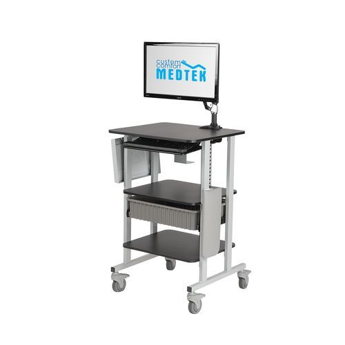 Carrello informatico ad altezza regolabile - CC1030 - Custom Comfort - con cassetti / modulare