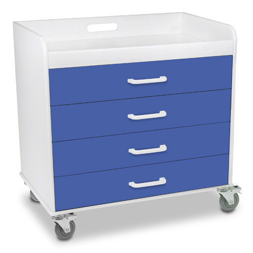 Carrello medico - 51131-SC - Custom Comfort - di stoccaggio / in plastica / 4 cassetti