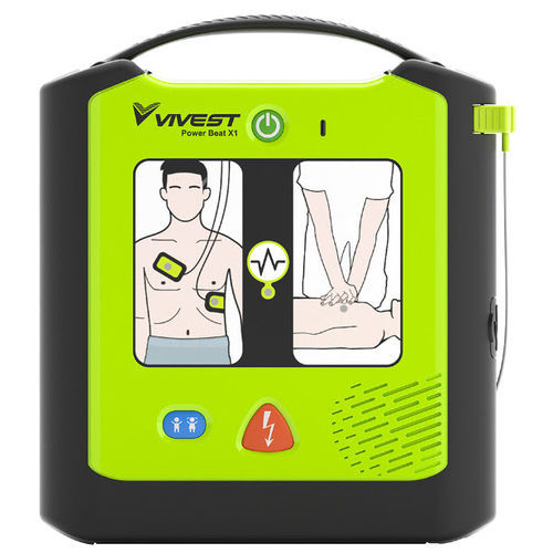 Defibrillatore esterno semiautomatico - PowerBeat AED X1 - ViVest Medical Technology Co., Ltd. - didattico / per spazio pubblico / per uso domiciliare