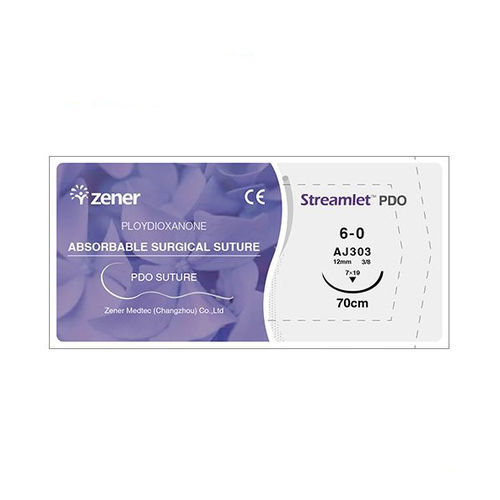 Filo di sutura assorbibile - PDO - Changzhou Zener Medtec - per chirurgia oftalmica / per chirurgia generale / per chirurgia ortopedica