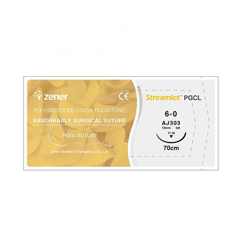 Filo di sutura assorbibile - PGCL - Changzhou Zener Medtec - per chirurgia generale / per chirurgia oftalmica / per chirurgia ortopedica