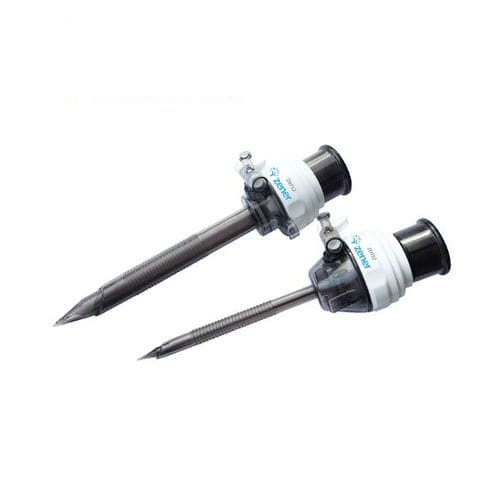 Trocar per laparascopia - ZDT5 - Changzhou Zener Medtec - a lama / con connettore per insufflazione / con camicia