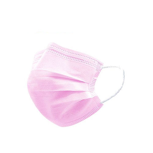 Mascherina chirurgica per adulti - Changzhou Zener Medtec - rosa / a tre strati / monouso