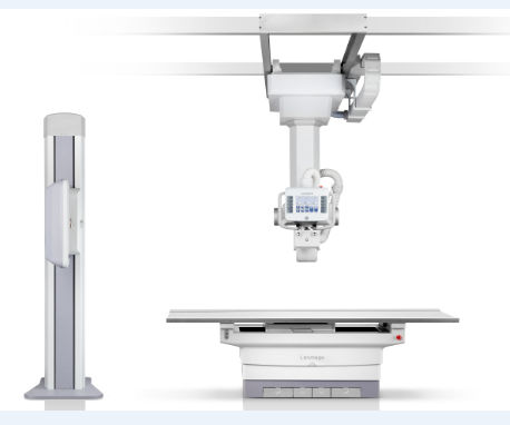 Sistema di radiografia digitale - Keen Ray DR2800F - Shenzhen Lanmage Medical Technology - per radiografia multidisciplinare / con bucky da terra / con braccio portatubo telescopico a soffitto