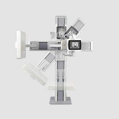 Sistema di radiografia digitale - 6600E - Shenzhen Lanmage Medical Technology - per radiografia multidisciplinare / con tavolo mobile / con braccio portatubo rotante