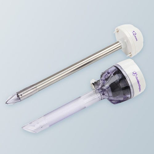 Trocar per laparascopia - NKTL5 - Golden Stapler Surgical - con connettore per insufflazione / con camicia / monouso