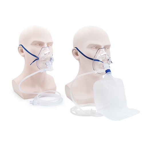 Maschera per ossigenoterapia per adulti - EM01 series - Excellentcare Medical - a concentrazione media / trasparente