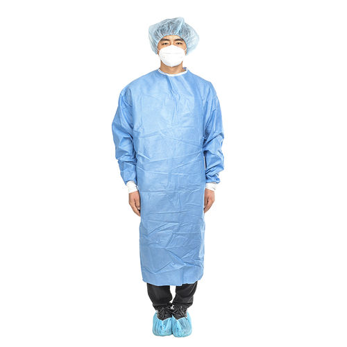 Camice chirurgico unisex - HWTAi - monouso / sterile / blu