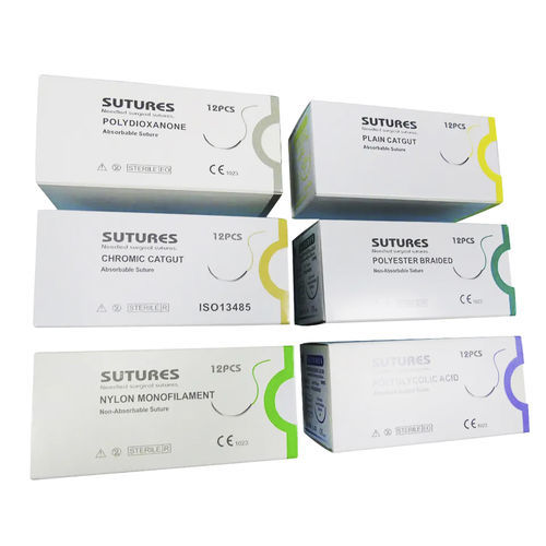 Filo di sutura assorbibile - PGA - HWTAi - per chirurgia generale / per chirurgia oftalmica / 8/0