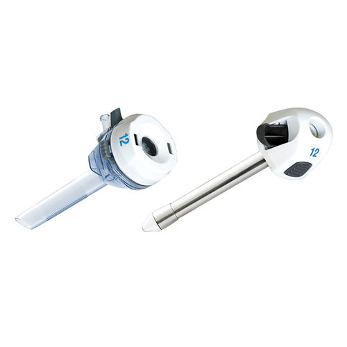 Trocar per laparascopia - PC5 series - HWTAi - con punta arrotondata / con connettore per insufflazione / con camicia