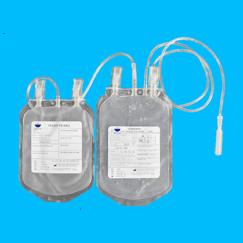Sacca per sangue doppia - HWTAi - CPDA-1 / in PVC / monouso