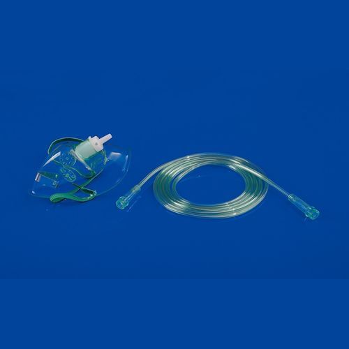 Maschera per ossigenoterapia in PVC - HWTAi - monouso / regolabile / Venturi