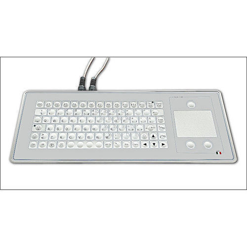 Tastiera con touchpad - KT-84-TM-04 - K-Tronic - internazionale / in alluminio / USB