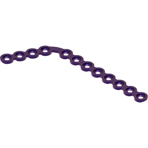Placca di compressione per mandibola -  MRP-2.2-4+8-L-L  - Faico Medical