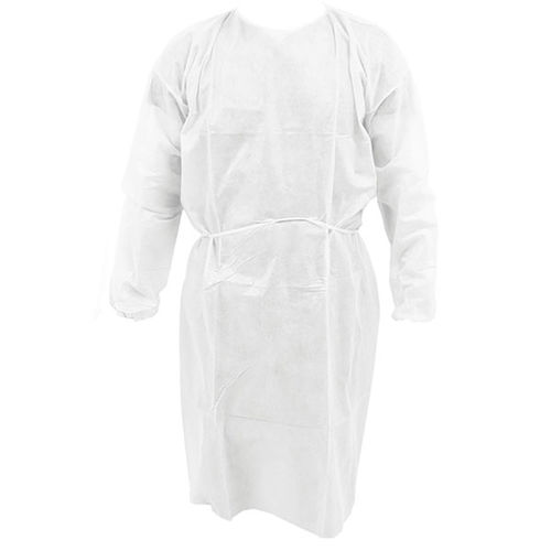 Camice chirurgico unisex - combinaison blanc-2 - Dinomed Factory - in polipropilene / impermeabile / bianco