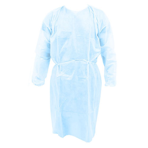 Camice chirurgico unisex - PP.PE Cat 3 - Dinomed Factory - in polipropilene / impermeabile / blu