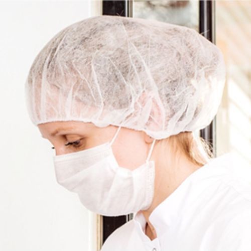 Cuffia chirurgica rotonda - T100793-11 - Dinomed Factory - in polipropilene / in tessuto non tessuto / monouso
