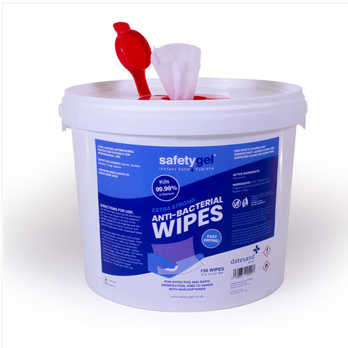 Salvietta detergente per pavimenti e altre superfici - SafetyGel - Datesand Group - 50 pezzi
