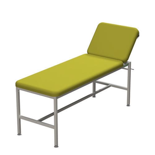 Lettino da visita per adulto - ET100 - Bawariamed - manuale / a 2 sezioni / verde