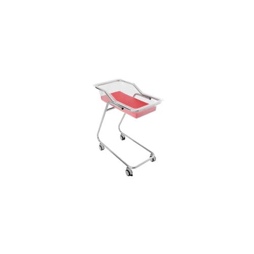 Culla pediatrica ad altezza fissa - HSP 1100 - HOSPITOOL MEDICAL DEVICES INC. - con rotelle / in acciaio inossidabile / trasparente