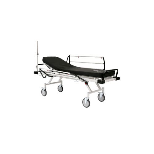 Barella con carrello da trasporto - PRONTO GAMMA - HOSPITOOL MEDICAL DEVICES INC. - manuale / ad altezza regolabile / con schienale regolabile