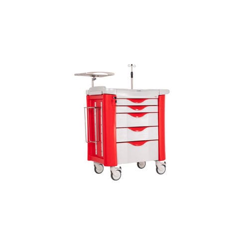 Carrello medico - EC - HOSPITOOL MEDICAL DEVICES INC. - di emergenza / per uso generale / portabombole di ossigeno