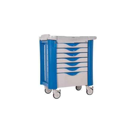 Carrello medico - MC - HOSPITOOL MEDICAL DEVICES INC. - portabombole di ossigeno / per defibrillatore / per farmaci