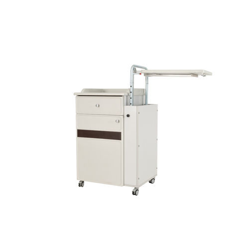 Comodino con rotelle - HSP 6000 - HOSPITOOL MEDICAL DEVICES INC. - con tavolino servitore / con cassetti