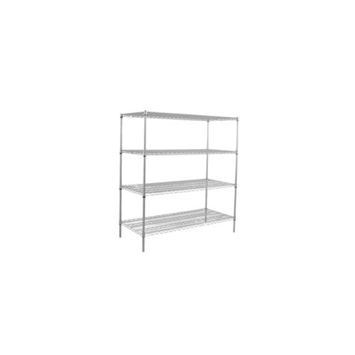Scaffalatura 4 ripiani - INX 4060 - HOSPITOOL MEDICAL DEVICES INC. - con struttura aperta / con griglia / su rotaie