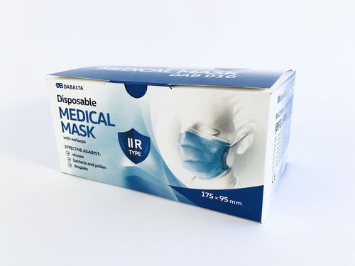 Mascherina chirurgica di tipo IIR - DAB010 - Dabalta ir Ko - in polipropilene / senza lattice / per adulti