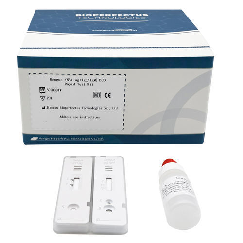 Kit di test della febbre dengue - SC20301W series - Jiangsu Bioperfectus Technologies Co., Ltd. - d'IgG / di IgM / di siero