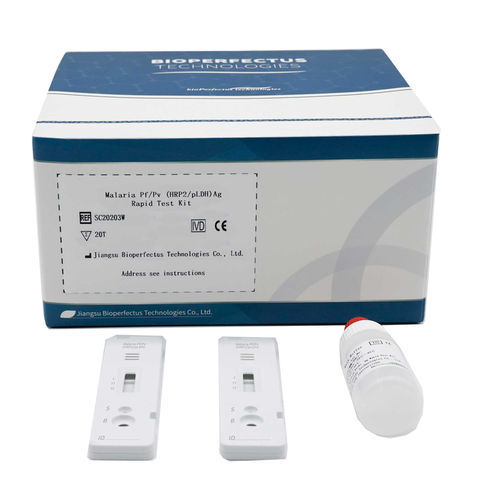 Kit di test della malaria - SC20204W series - Jiangsu Bioperfectus Technologies Co., Ltd. - per malattie infettive / di latticodeidrogenasi / di Plasmodium