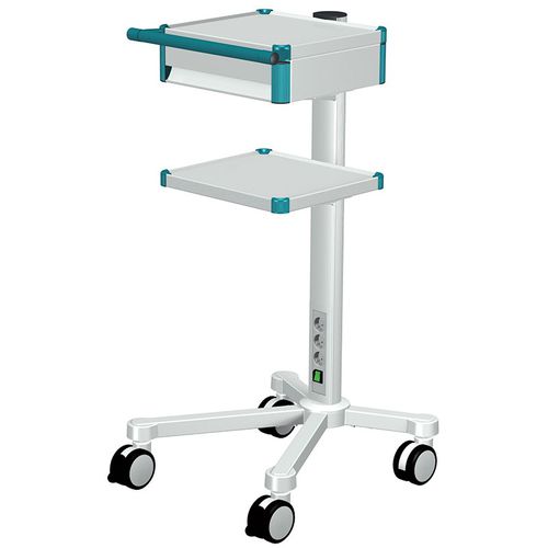 Carrello medico - 503050FX - Fentex Medical - per endoscopia / 1 ripiano / mobile