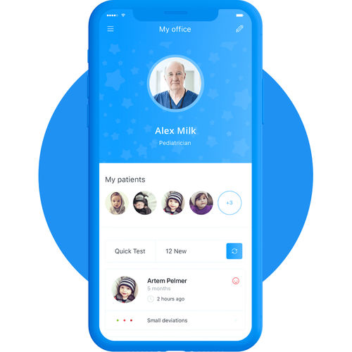 Applicazione iOS pediatrica - Baby Pass® Pro - Guarders Diagnostics SA - di monitoraggio / di trattamento / medica