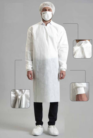 Camice per visitatore unisex - CAM-PO series - Pointex - XL / L / M