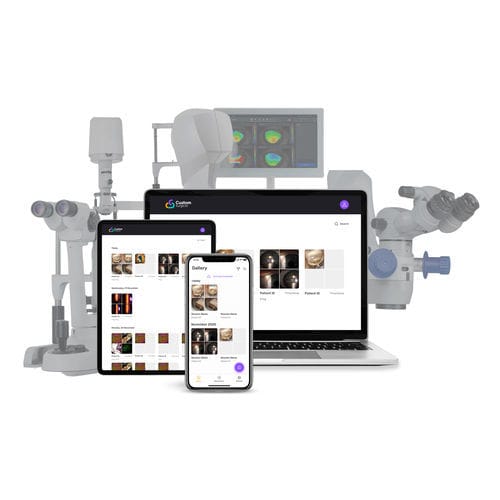 Software di gestione dati - MicroREC Connect - Custom Surgical - medico / per diagnostica per immagini / per oftalmologia