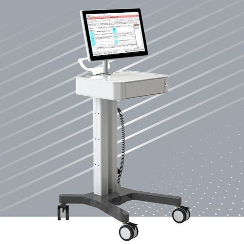 Carrello informatico accessori - ÇİZGİ TEKNOLOJİ ELEKTRONİK TASARIM VE ÜRETİM A.Ş. - ad altezza regolabile / con cassetti / con touch screen