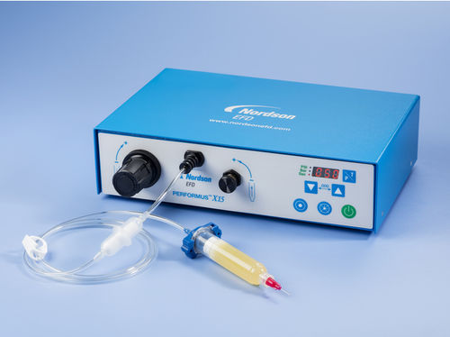 Dispensatore di terreni automatico - Performus™  - Nordson EFD - da laboratorio / da banco / per pasta saldante
